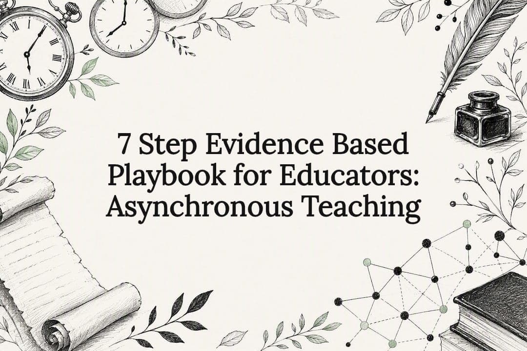 7 Step Evidence Based Playbook for Educators: Asynchronous Teaching