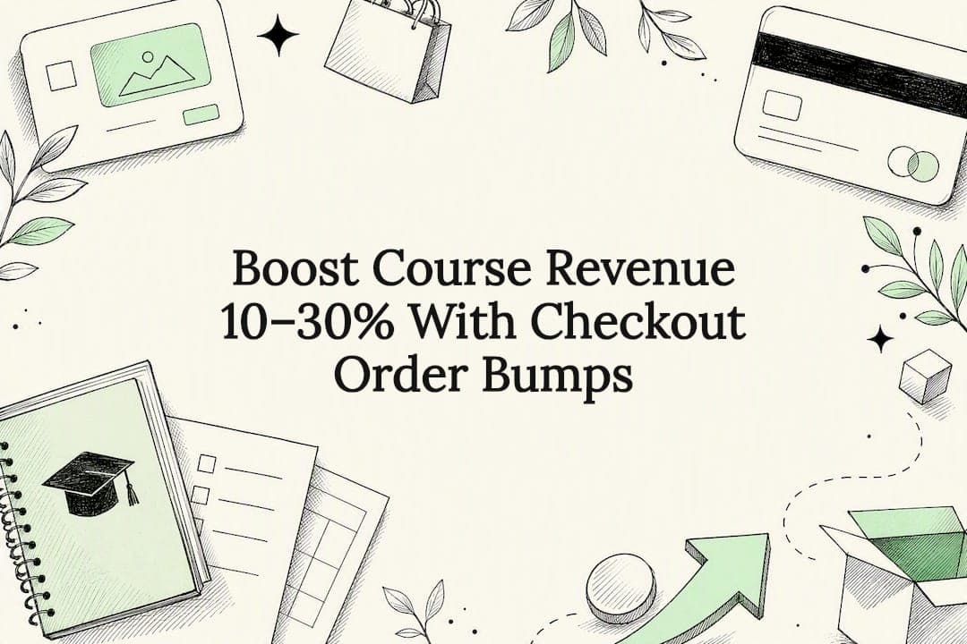 Boost Course Revenue 10–30% With Checkout Order Bumps