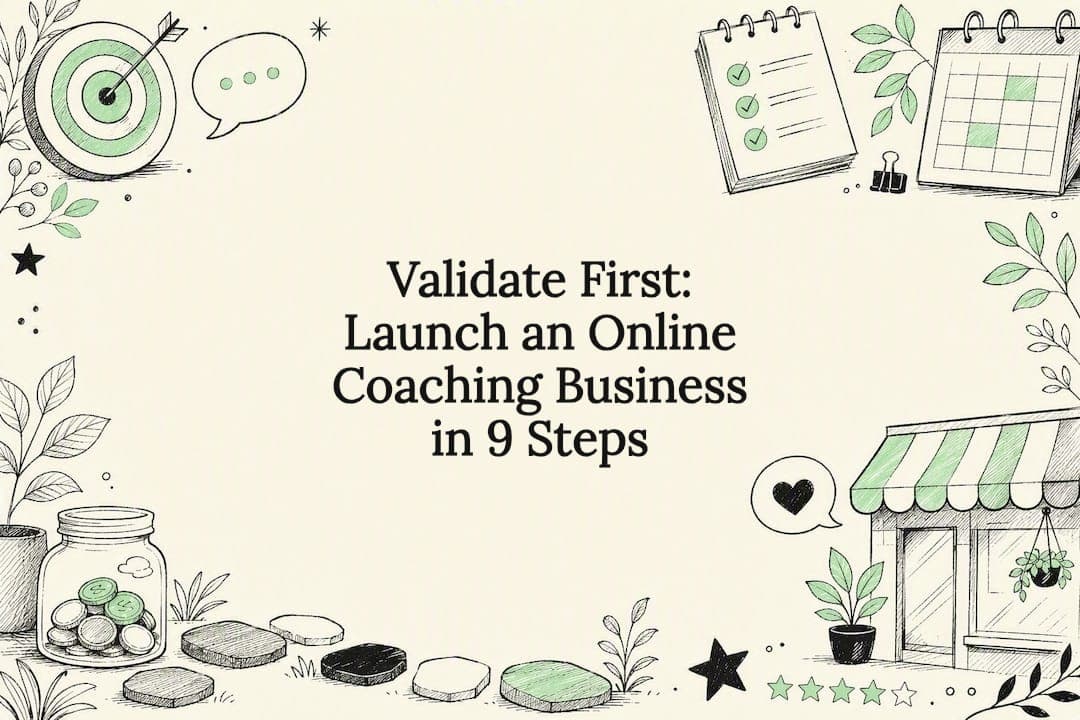 Validate First: Launch an Online Coaching Business in 9 Steps