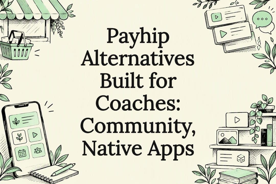 Payhip Alternatives Built for Coaches: Community, Native Apps